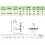 Wington 榮通 FW51XB 20吋 至尊系列噴粉疏網掛牆風扇